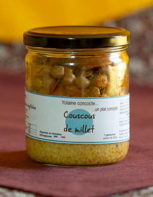 Bocal Couscous de millet par Yolaine concocte à Nantes