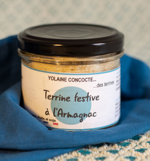 Terrine festive à l'armagnac - Yolaine concocte