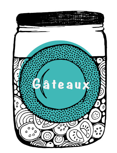 Des gâteaux en bocal réalisés par Yolaine concocte