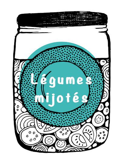 Bocaux de légumes mijotés par Yolaine concocte